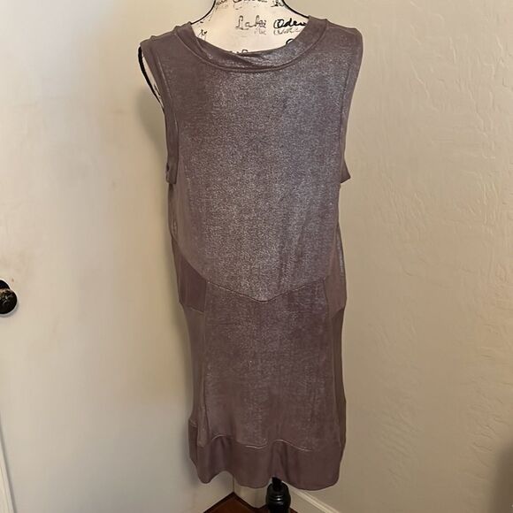 Y2K Marc By Marc Jacobs Brown Metallic Tunic - Picture 3 of 9